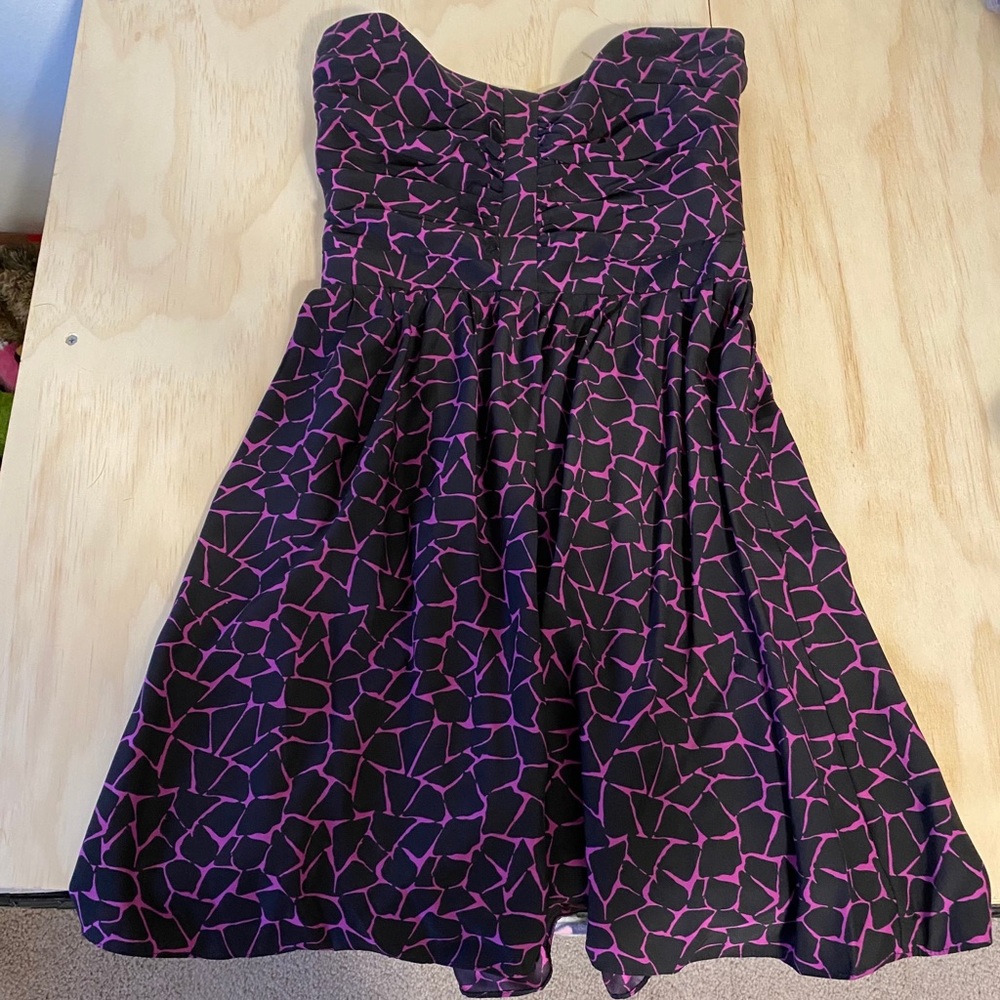 Parker by Saks Fifth Avenue Mini Satin Dress